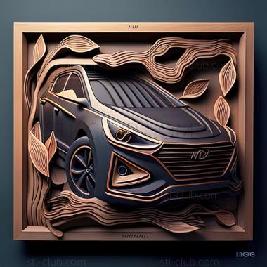 3D мадэль Hyundai Ioniq 5 (STL)